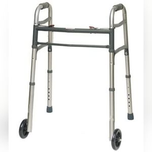 ProBasics 2 Button Folding Walker w/ wheels